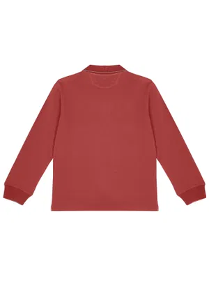 Дитяче теракотове поло Brunello Cucinelli 4T329  226/9K Ціна