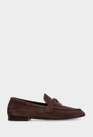 Замшевые лоферы JOAN CHARMS Loro Piana FAQ9903 126/0D3 Купить