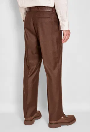 Шерстяные брюки FERRAGAMO 144274 225/9H3 оригинал
