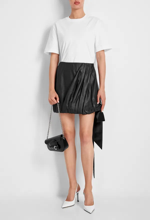 Кожаная юбка Helmut Lang O01HW310 124/0A2 Купить