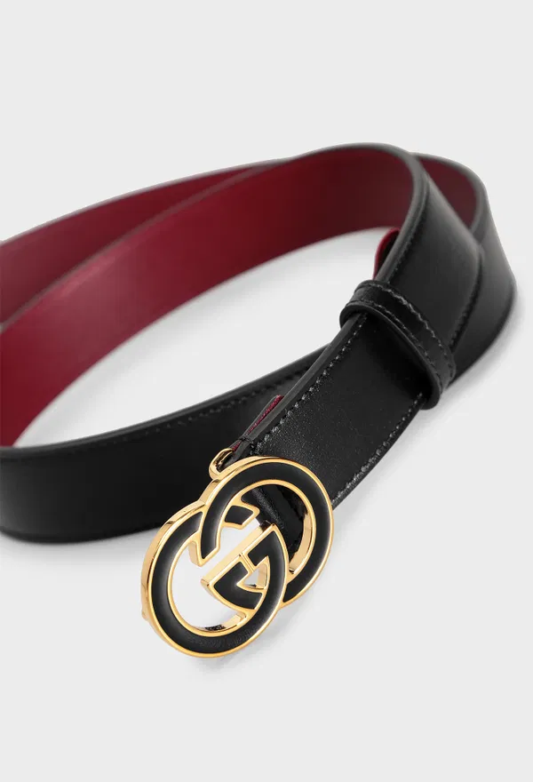 Двосторонній шкіряний ремінь Gucci 837151 225/0A2 в Україні