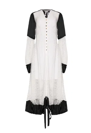 Сукня Loewe 28715 D2296600FO WHITE/BLACK 219 Купити