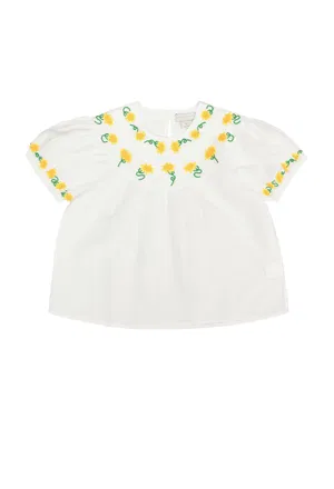 Лляна блуза Stella McCartney Kids TU5A31 124/91c Купити