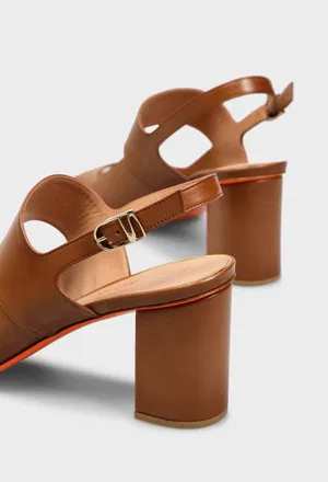Шкіряні босоніжки Santoni 72250 126/0A3 оригінал