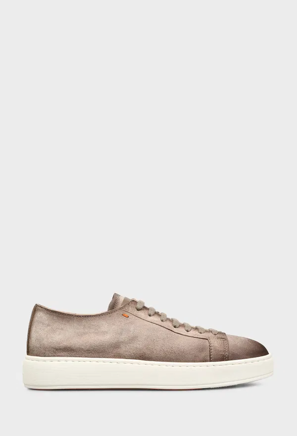 Замшевые кеды Santoni 21571 126/0D6 Купить