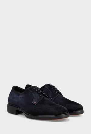 Замшевые дерби Santoni 19291 126/0DQ Цена