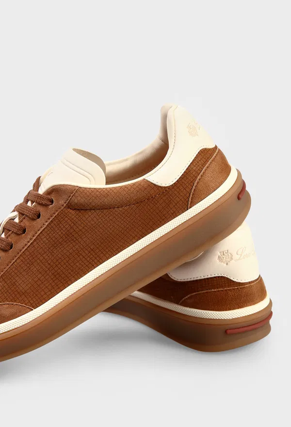 Замшевые кроссовки TENNIS WALK SUEDE Loro Piana FAQ9897 126/0D3 оригинал