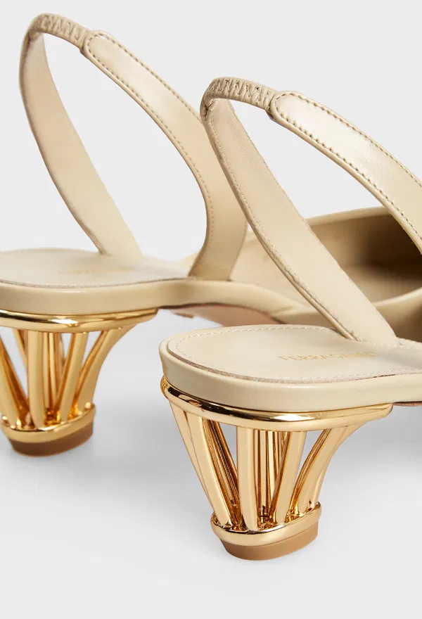 Шкіряні слінгбеки ALYSSA FERRAGAMO 01I057 124/0A6 в Україні