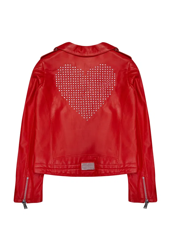 Шкіряна косуха Philipp Plein 4432  K112/09 Ціна