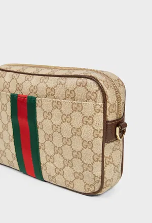 Чоловіча сумка WEB SMALL CROSSBODY Gucci A006ZN 226/0F6 фото