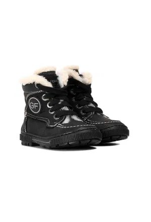 Шкіряні черевики з хутром GF Ferre 19465 B211/02M1 Купити
