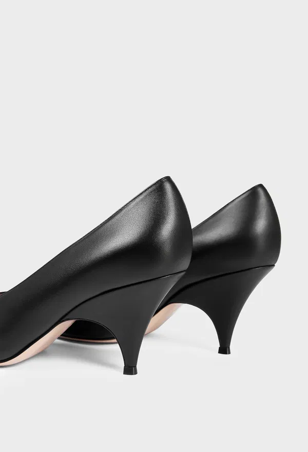 Чорні шкіряні човники SOFIA PUMP Gianvito Rossi G22375 226/0A2 оригінал