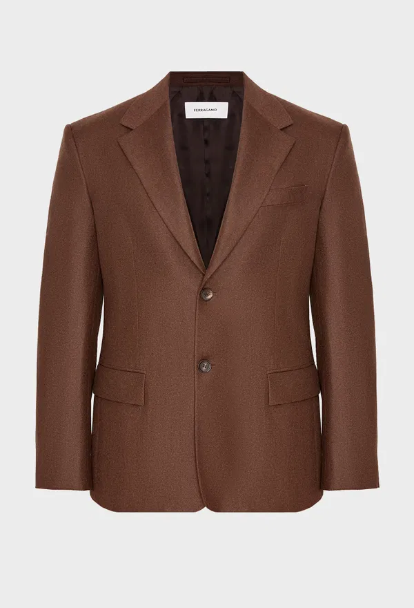 Шерстяной пиджак FERRAGAMO 144979 225/9H3 Купить