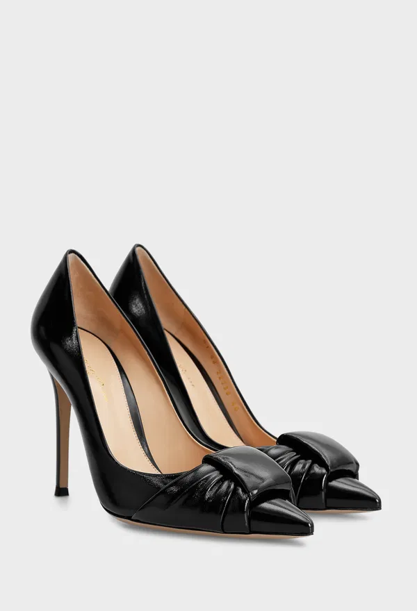 Кожаные лодочки TUXEDO Gianvito Rossi G22338 224/0A2 Цена