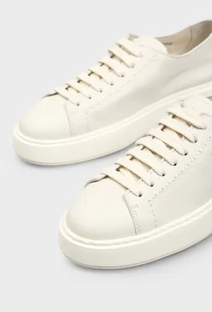 Кожаные кеды Santoni 61355 126/0AE в Украине