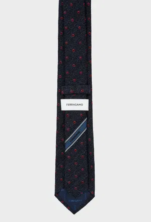 Шерстяной галстук FERRAGAMO 351359 126/9HQ Цена