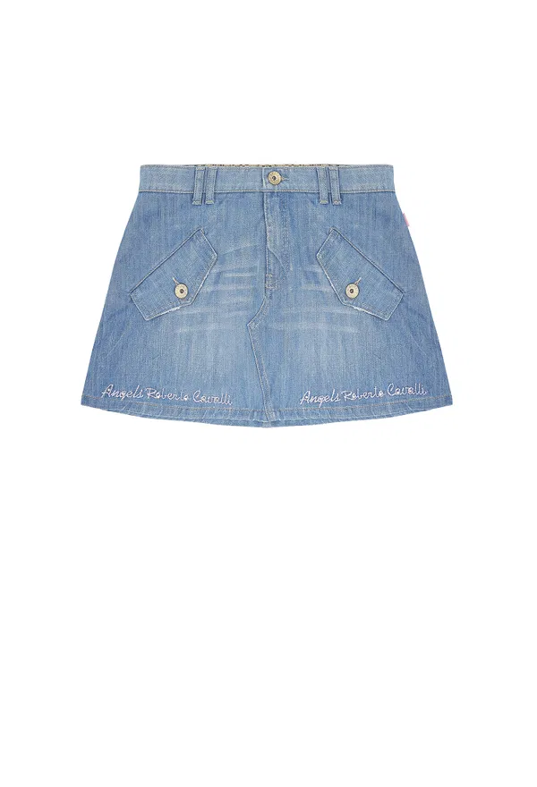 Джинсова спідниця Roberto Cavalli 77000 U108/9G - фото №3 Джинсова спідниця Roberto Cavalli 77000 U108/9G в Україні