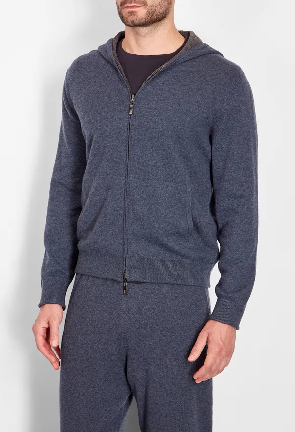 Спортивна кашемірова двостороння кофта Loro Piana FAO2849 224/9I8 фото