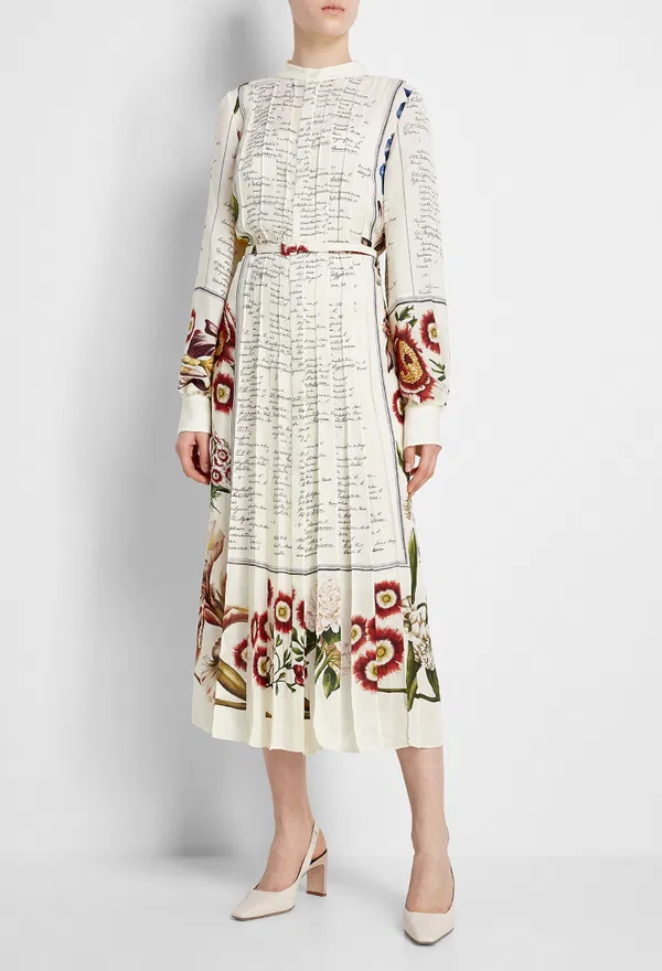Шелковое платье Oscar de la Renta 208FCI 120/9CE Купить