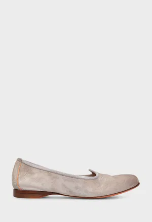 Замшевые балетки Santoni 71445 125/0D6 Купить