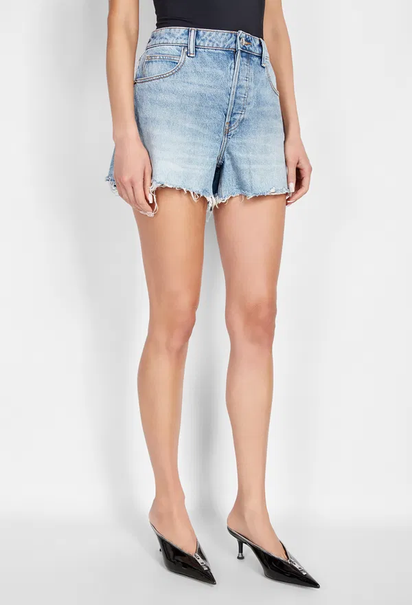 Джинсовые шорты alexanderwang 4DC2264164 126/9A8J в Украине