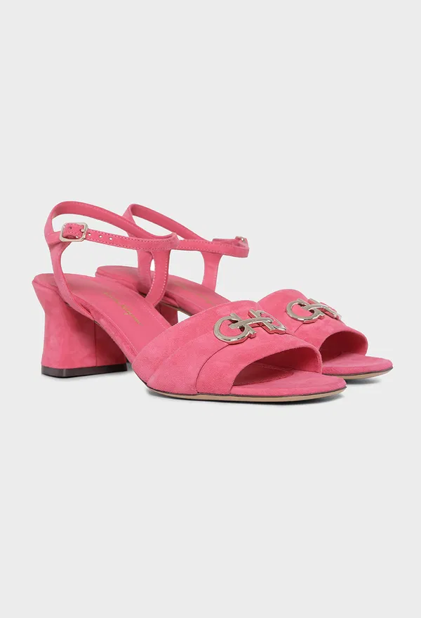 Замшевые босоножки FERRAGAMO 01E490 123/0DU в Украине