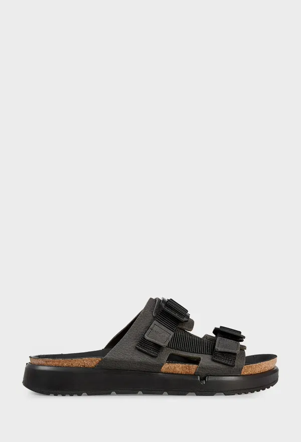 Шлепанцы из нубука Birkenstock N1029640 126/0E2 Купить