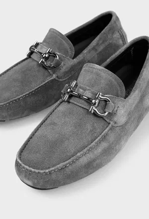 Замшевые мокасины GANCINI FERRAGAMO 02C398 126/0D7 в Украине