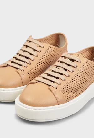 Кожаные кроссовки Santoni 61502 126/0A6 в Украине