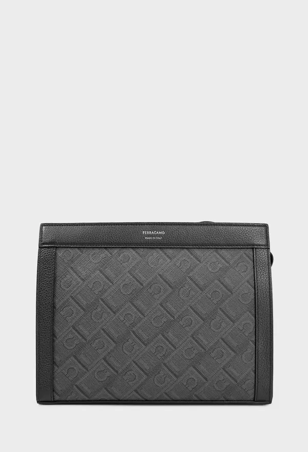 Борсетка MONOGRAM POUCH FERRAGAMO 241664 226/0FX Купить