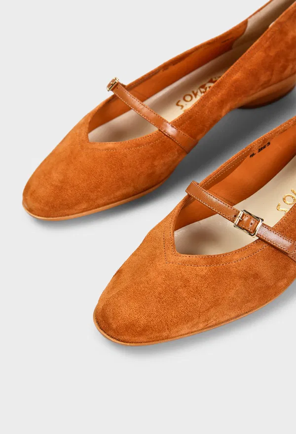 Замшевые балетки AUDREY FERRAGAMO 01I092 425/0DT в Украине