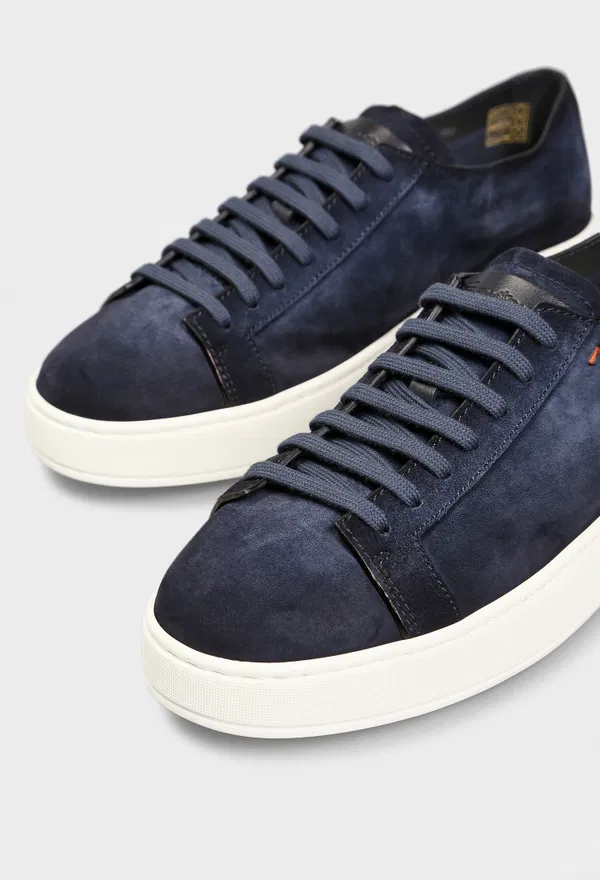 Замшевые кеды Santoni 21571 126/0DQ в Украине