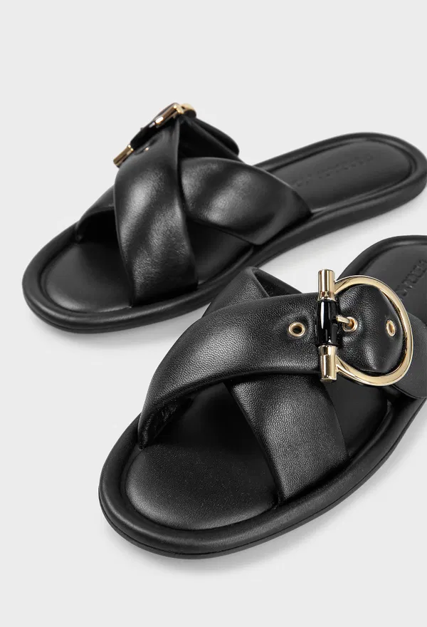 Кожаные шлепанцы ELYZIA FERRAGAMO 01L685 126/0A2 в Украине