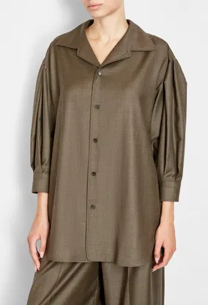 Шерстяная рубашка Loro Piana FRW0382 226/9HH оригинал