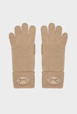 Вовняні рукавички Gucci 836731 225/9H6 Купити