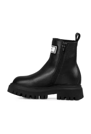 Шкіряні челсі з хутром MSGM 9161   221/02M Ціна