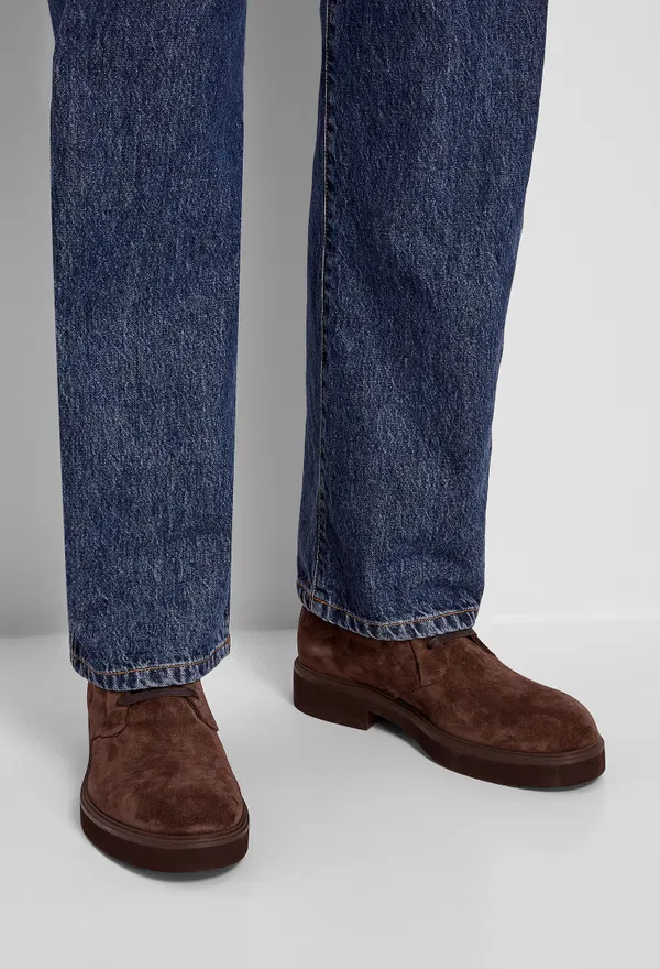 Замшевые ботинки CENTAURO FERRAGAMO 028726 224/0D3 фото