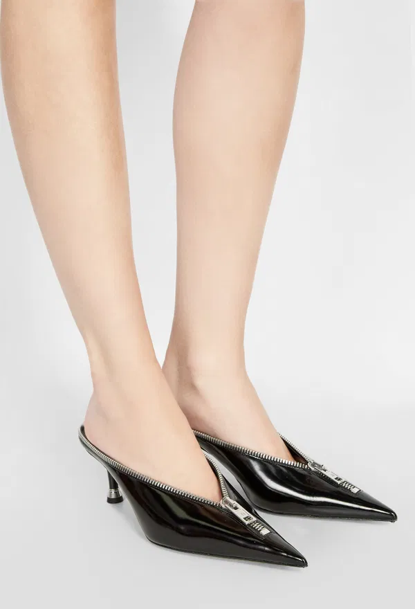 Кожаные мюли alexanderwang 30226M003 126/0A2 фото